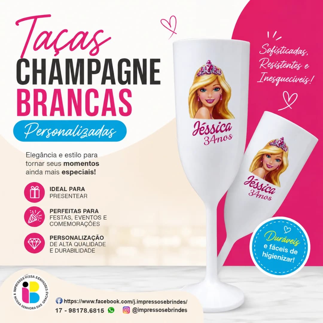 TAÇA CHAMPAGNE (BRANCA)